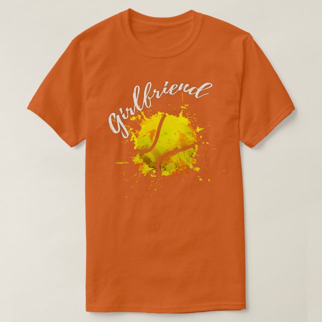 T-shirt Fille de baseball coloré (Design devant)