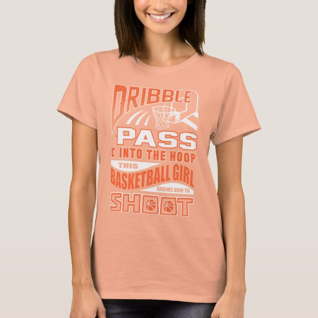 T-shirt Fille de basket-ball (Devant)