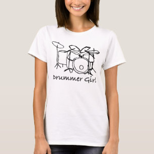 T-shirt Fille de batteur
