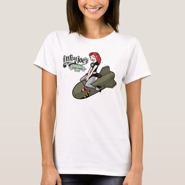 T-shirt Fille de bombardier (Devant)