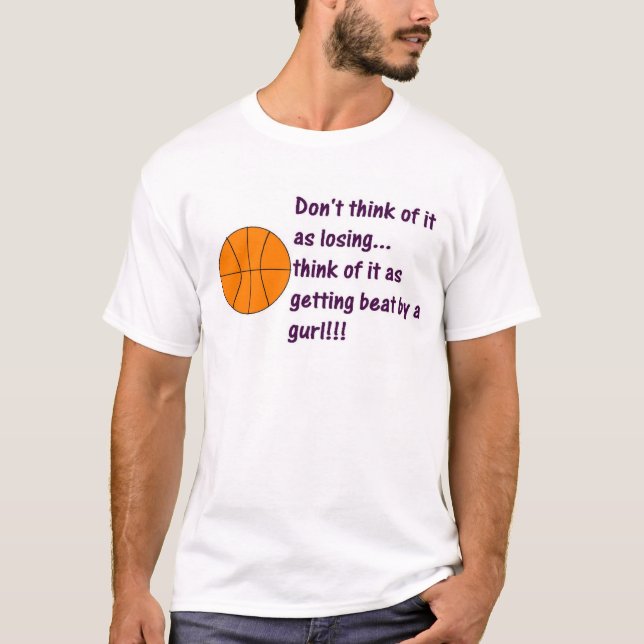 T-shirt Fille de boule de panier (Devant)
