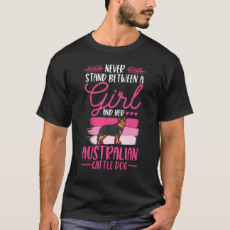 T-shirt Fille de Bouvier Australien Blue Heeler Bouvier Au
