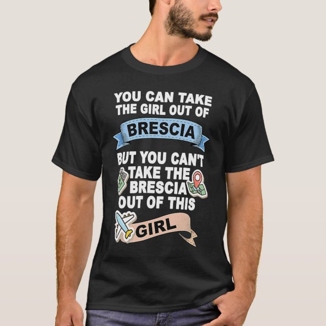 T-shirt Fille de Brescia Relocation de Brescia (Devant)
