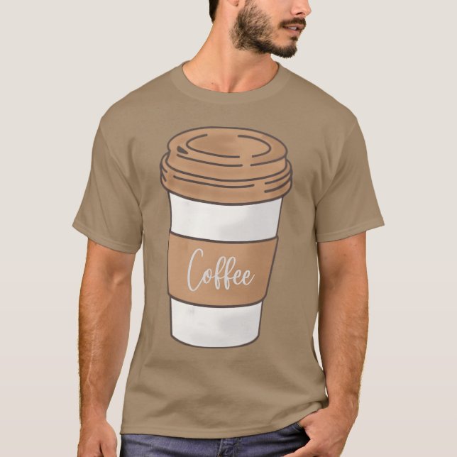 T-shirt Fille de café (Devant)