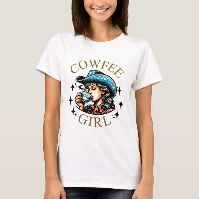 T-SHIRT FILLE DE CAFÉ (Devant)