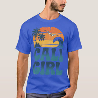 T-shirt Fille de Cali Californie Plage Vacances d'été garç