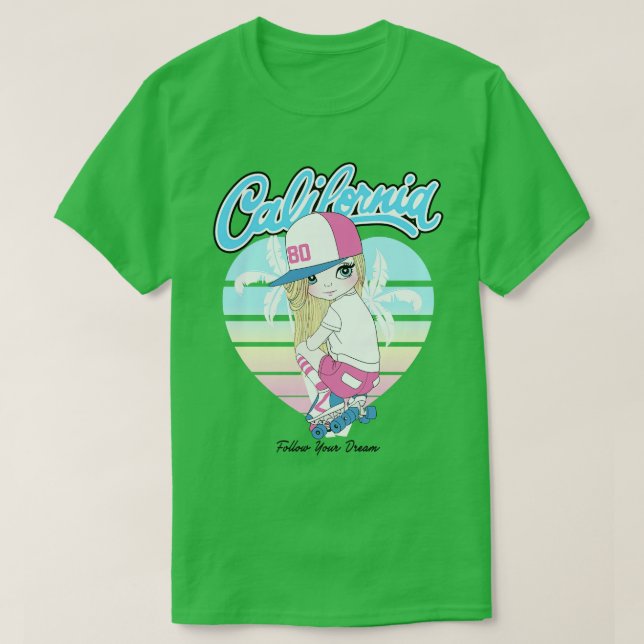 T-shirt Fille de Californie (Design devant)