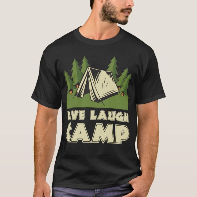 T-shirt Fille de camp Live Laugh (Devant)