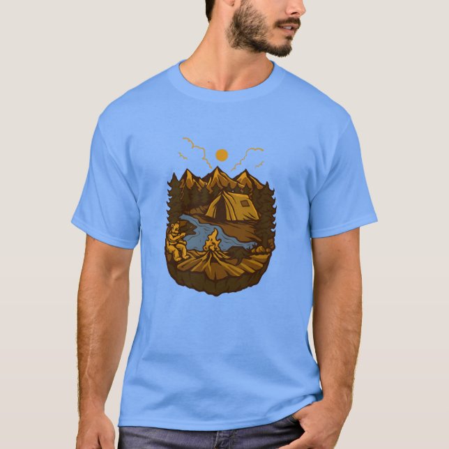 T-shirt FILLE de CAMP sauvage (Devant)