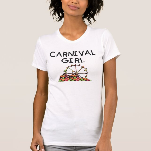 T-shirt Fille de carnaval de PIÈCE EN T (Devant)