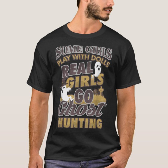 T-shirt Fille de chasse aux fantômes - Chasse d'investigat (Devant)