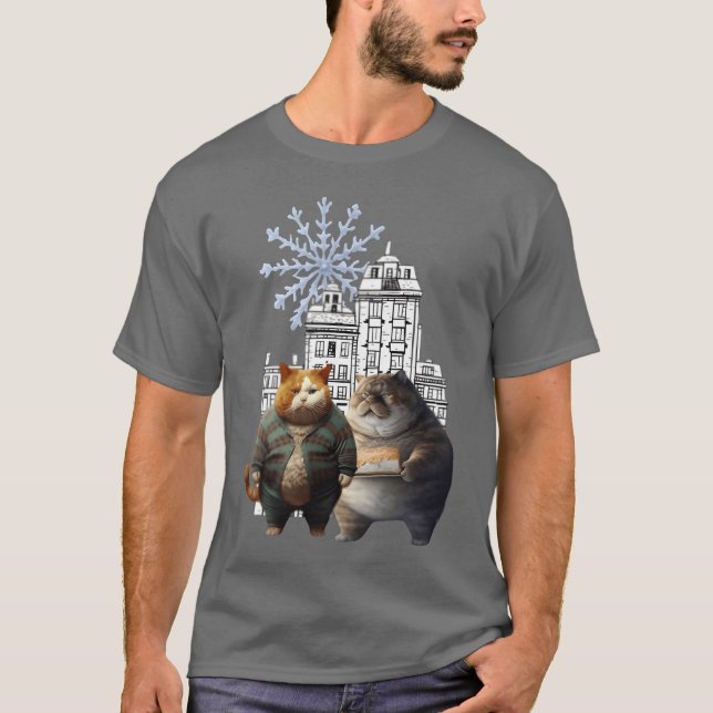 T-shirt fille de chat (Devant)