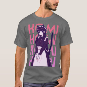 T-shirt Fille de chat Maid Komi