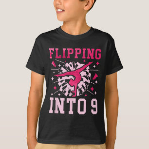 T-shirt Fille de cheerleading pour 9ème anniversaire de ne