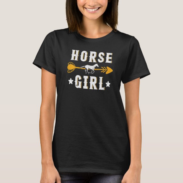 T-shirt Fille de cheval  Femmes J'aime Mes Chevaux à Cheva (Devant)