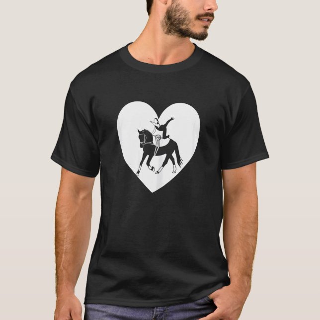 T-shirt Fille de cheval Voltige  20 (Devant)