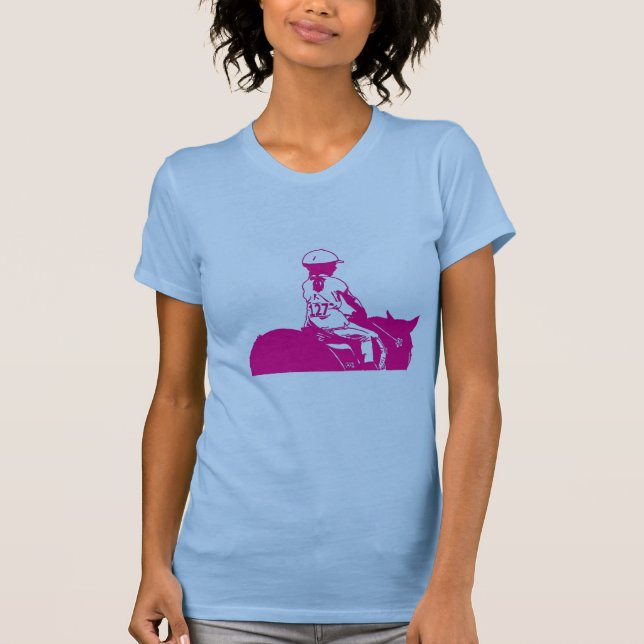 T-shirt fille de concours hippique (Devant)