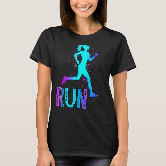 T-shirt Fille de course pour coureurs Sport (Devant)