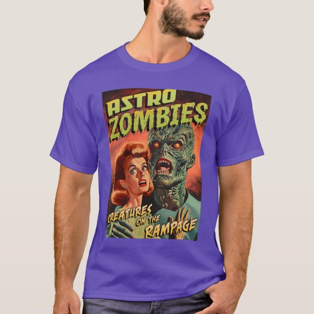 T-shirt Fille de couverture de bande dessinée d'horreur de (Devant)