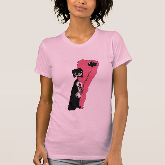 T-shirt fille de crâne (Devant)