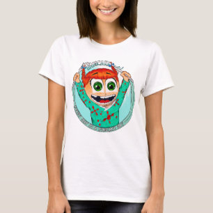 T-shirt Fille de crêpe
