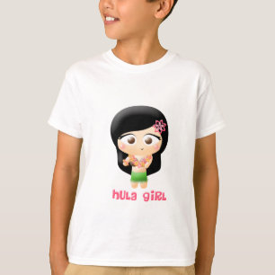 T-shirt Fille de danse polynésienne