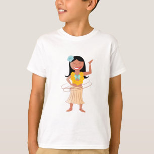 T-shirt Fille de danse polynésienne