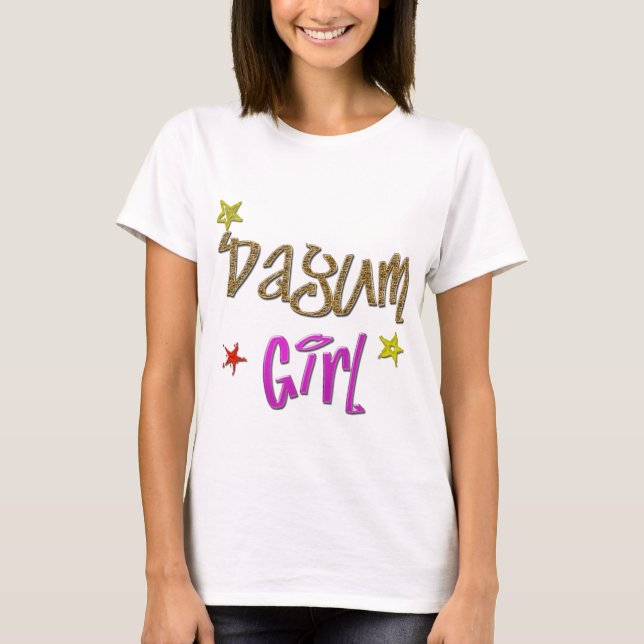T-shirt fille de dayum (Devant)