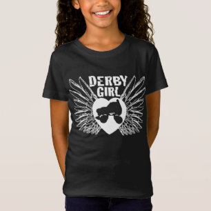 T-Shirt Fille de Derby, rouleau Derby