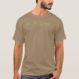 T-shirt fille de design de groupe decyfer down