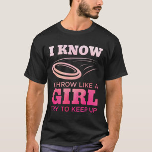 T-shirt Fille de Disc Golf Drôle de Disc Golfing Amoureux