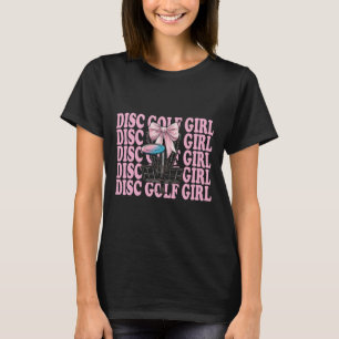 T-shirt Fille de Disc Golf Mère de Disc Golf Fête des Mère