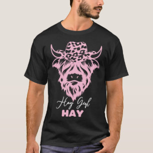 T-shirt Fille de foin agricultrice de foin Bétail Vache