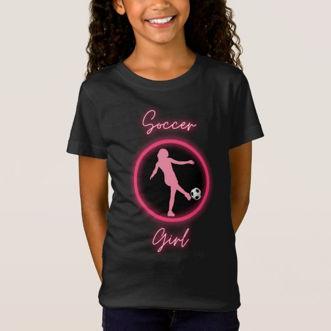 T-Shirt Fille de football (Devant)