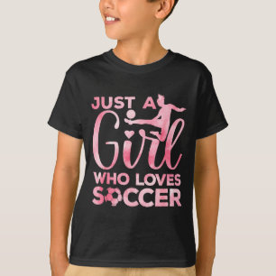 T-shirt Fille de football Art pour filles Enfants Tout-pet