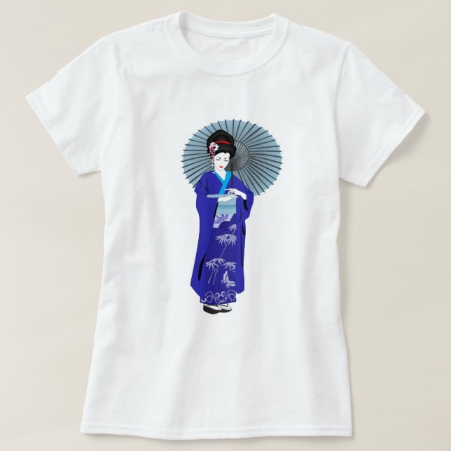 T-shirt Fille de geisha (Design devant)