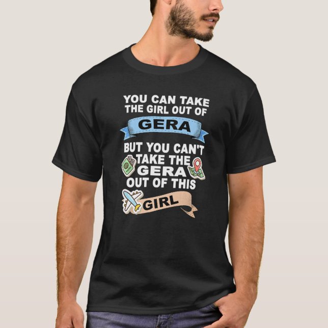 T-shirt Fille de Gera Relocalisation de Gera (Devant)