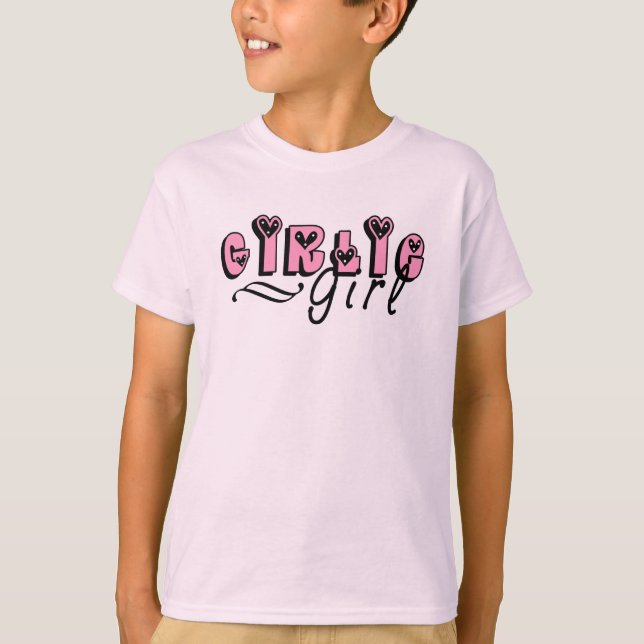 T-shirt Fille de Girlie (Devant)
