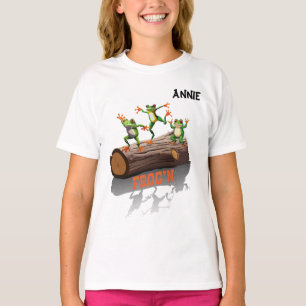T-shirt "Fille de grenouille personnalisable