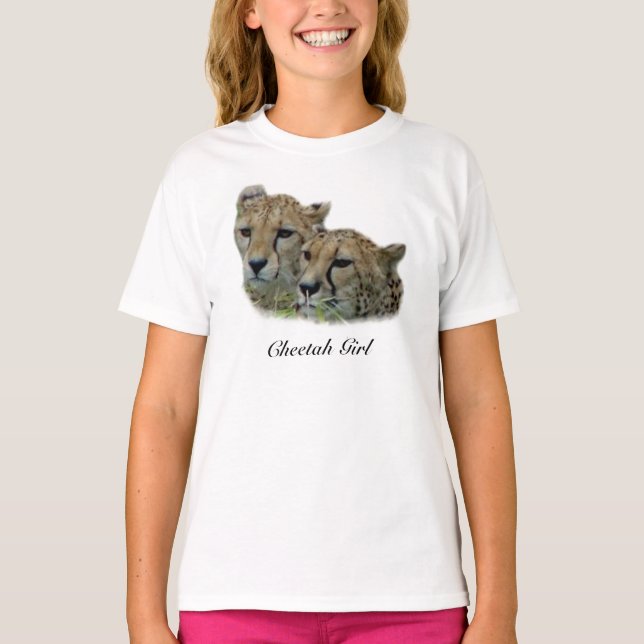 T-shirt Fille de guépard (Devant)