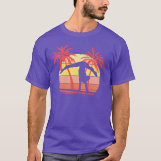 T-shirt Fille de gymnastique Bar Eercise Sunset d'été 80 P