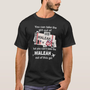 T-shirt Fille de Hialeah Carte d'embarquement Billet de vo