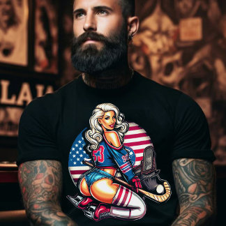 T-shirt Fille de hockey chaud