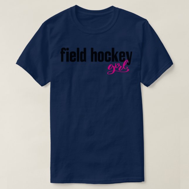 T-shirt Fille de hockey sur gazon (Design devant)