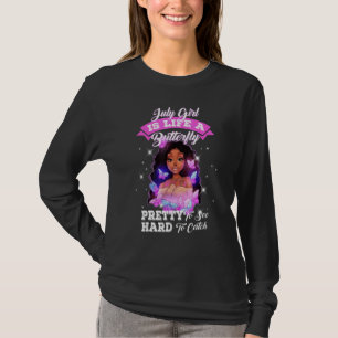 T-shirt Fille de juillet est papillon Jolie à voir Diffici