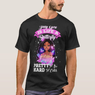 T-shirt Fille de juillet est papillon Jolie à voir Diffici