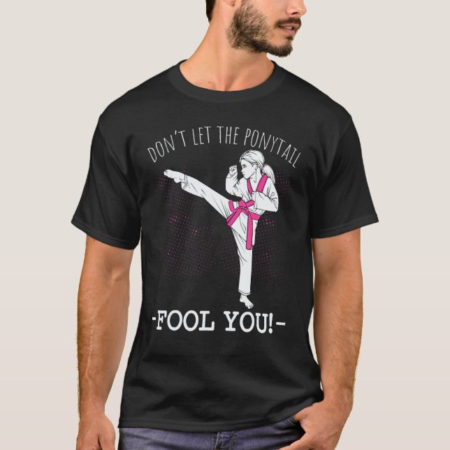 T-shirt Fille de karaté classique Thai Taekwondo Ne P (Devant)