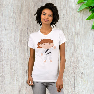 T-shirt Fille de karaté Enfant Personnage d'arts martiaux