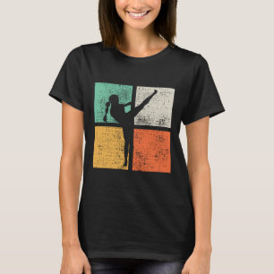 T-shirt Fille de kickboxing Muay Thai Kickboxeuse