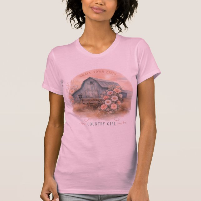 T-shirt Fille de la campagne (Devant)